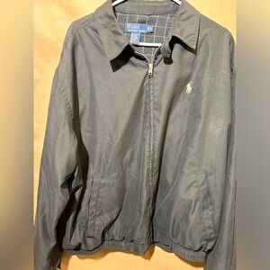 Polo Ralph Lauren Harrington Black/Plaid Lined Jacket Men’s XL